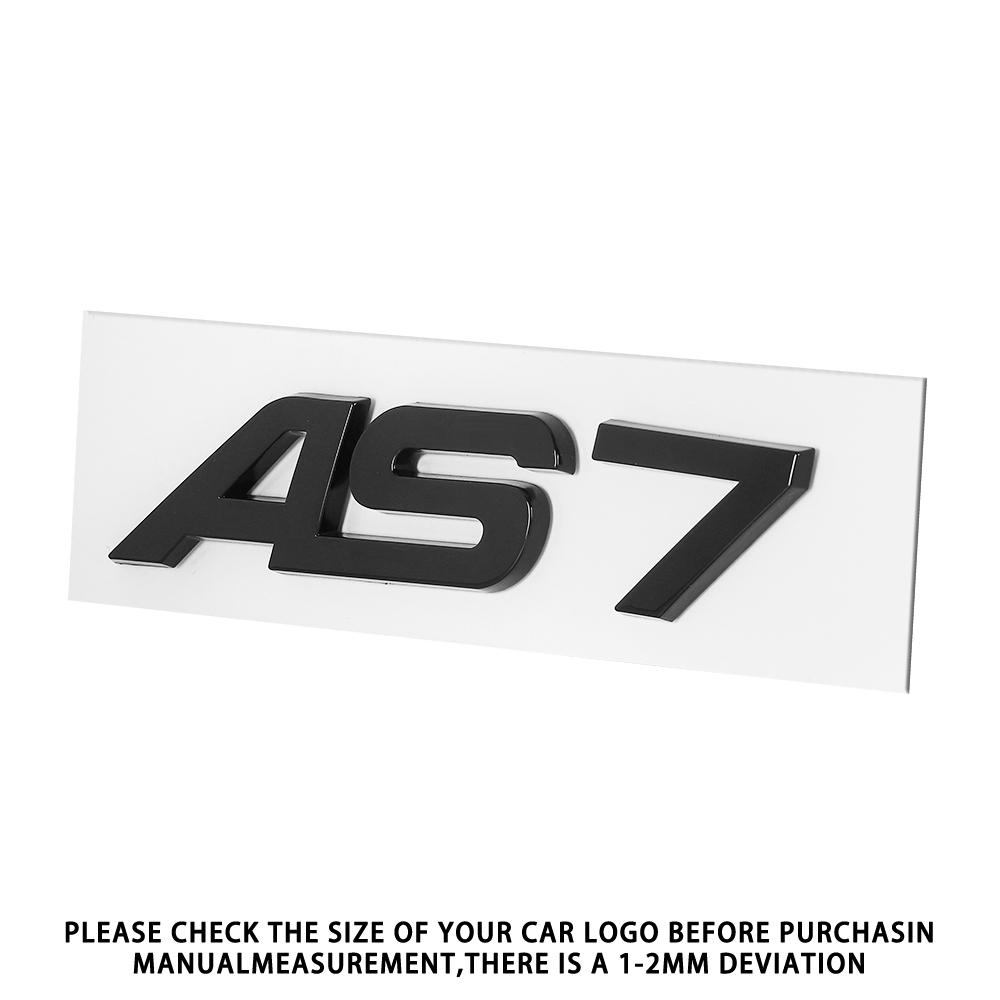 3D Aluminum For T01 AS3 AS4 AS5 AS6 AS7 AS8 AS3+ AS4+ AS5+ AS6+ AS7+ AS8+ Letters Emblem Car Rear Trunk Decoration Logo Sticker 01T