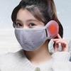 Windproof face mask warm mask with thickened fleece ear protection shake grain fleece for cycling and cold protection
