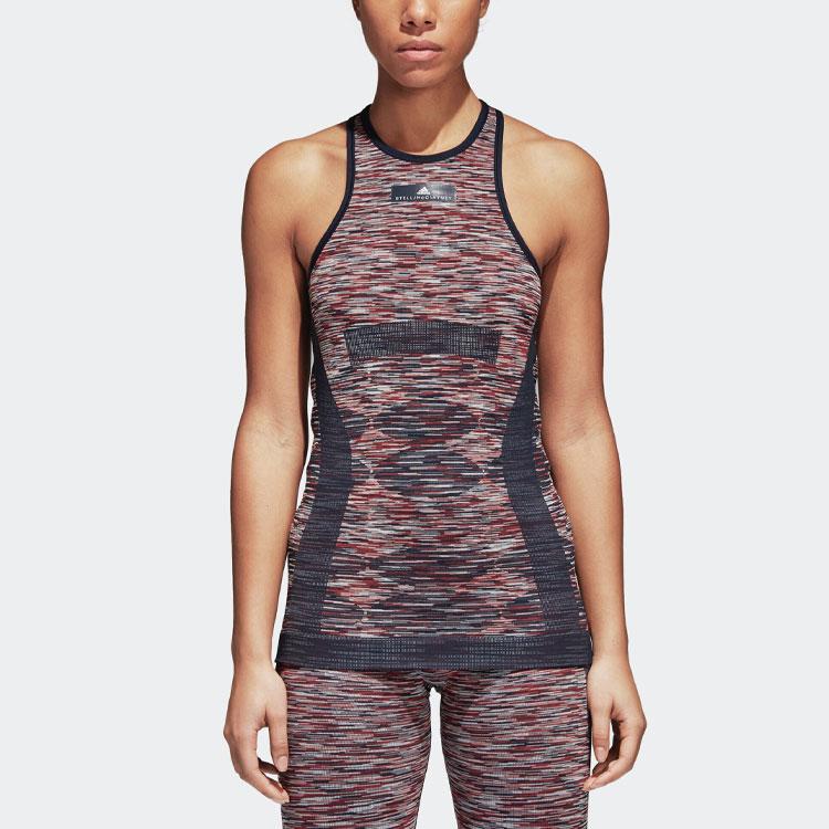 Adidas Color Block Fitness Sports Tank Top Women Tops Multicolor CW0454