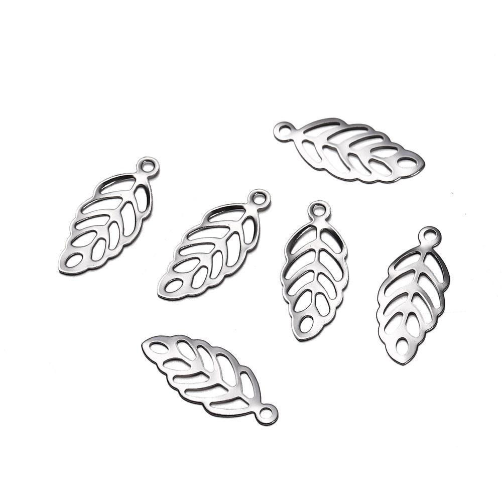30Pcs Mirror Polished Stainless Steel Charms Geometry Cross Shape Blank Pendants for DIY Bracelet Jewelry Making Accessories