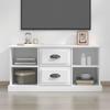VidaXL TV Cabinet White 99.5x35.5x48 Cm Engineered Wood 816272