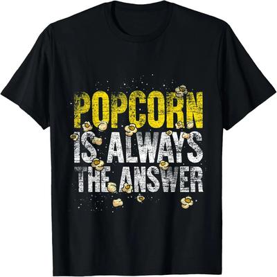 Cinema Food Lover Movie Night Gift Idea Popcorn T-Shirt