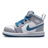 Air Jordan 1 Mid TD Cement True Blue Baby Sneakers Grey Cement-Grey White DQ8425-014