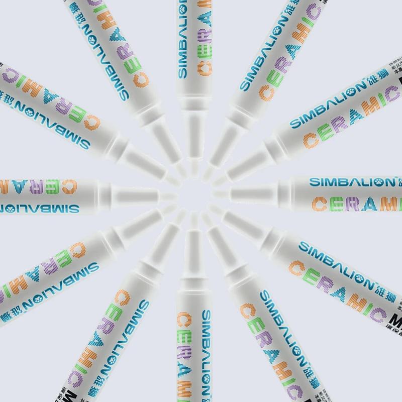 8 Colors Ceramic Marker Painted Ceramic Pigment Marker Pen Aint Pens Creative DIY Series Ceramic Color Pen Set