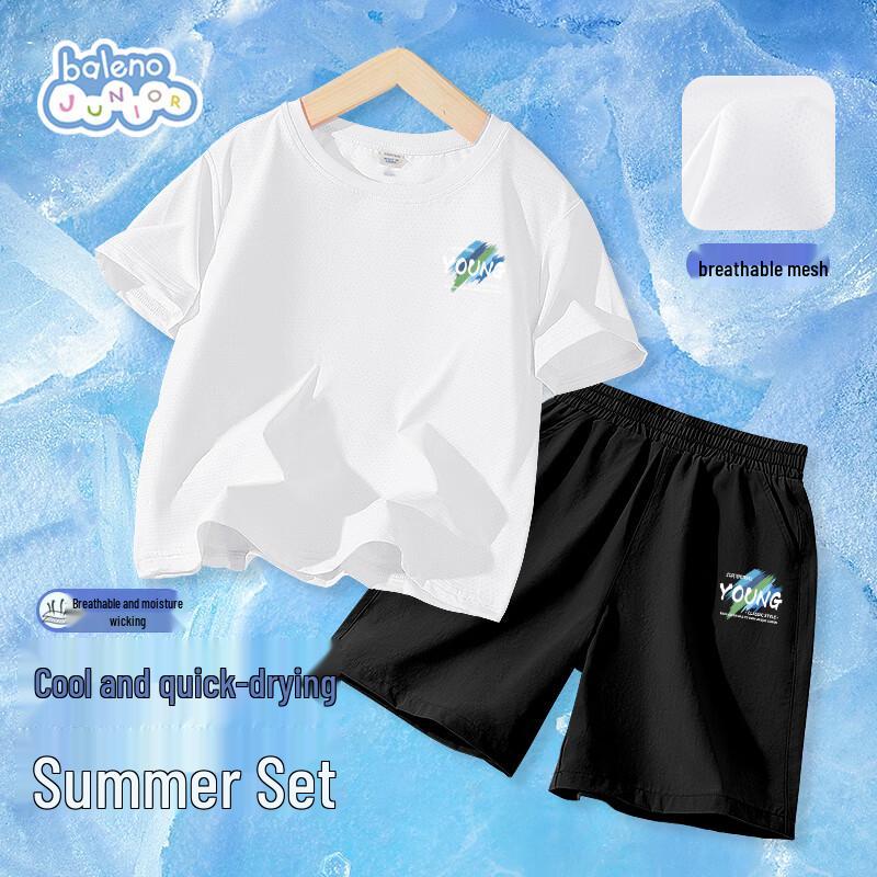 

Baleno Boy s Ice Silk T-shirt & Shorts Set 110