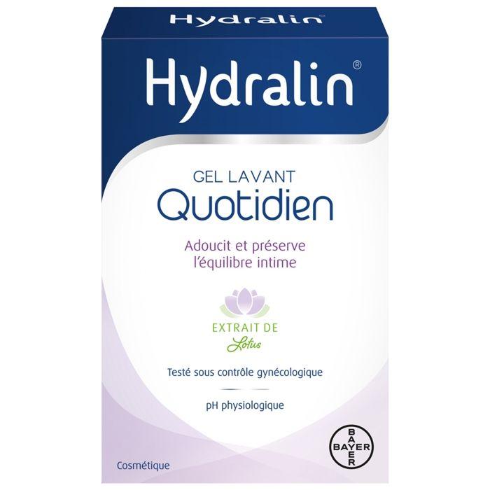 Gel Lavant - Hydralin - Quotidien - 100ml - Extrait De Lotus - pH 5,2 - Doux Pour La Peau