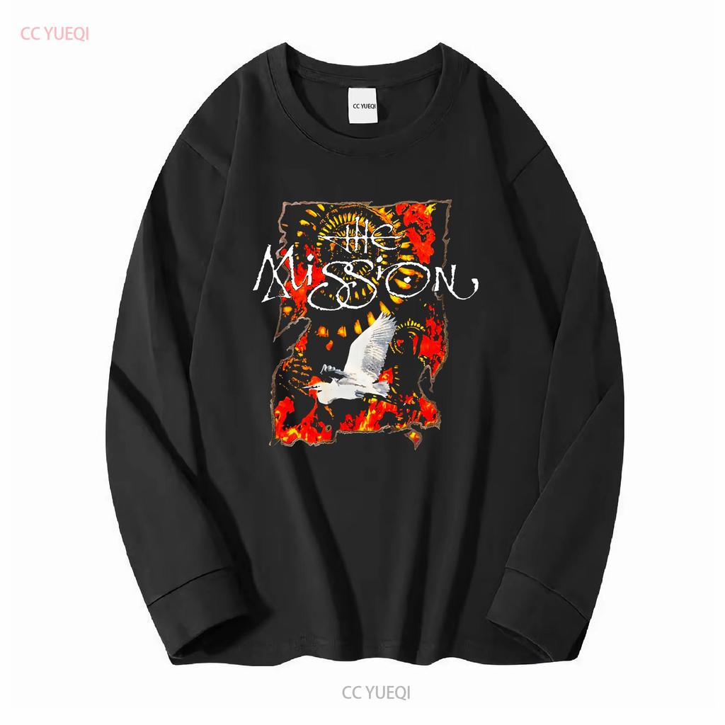 Vintage Original 90 s The Mission Carved In Sand 1990 UK Gothic Rock Music Band T Shirt long or short sleeves vintage Washed