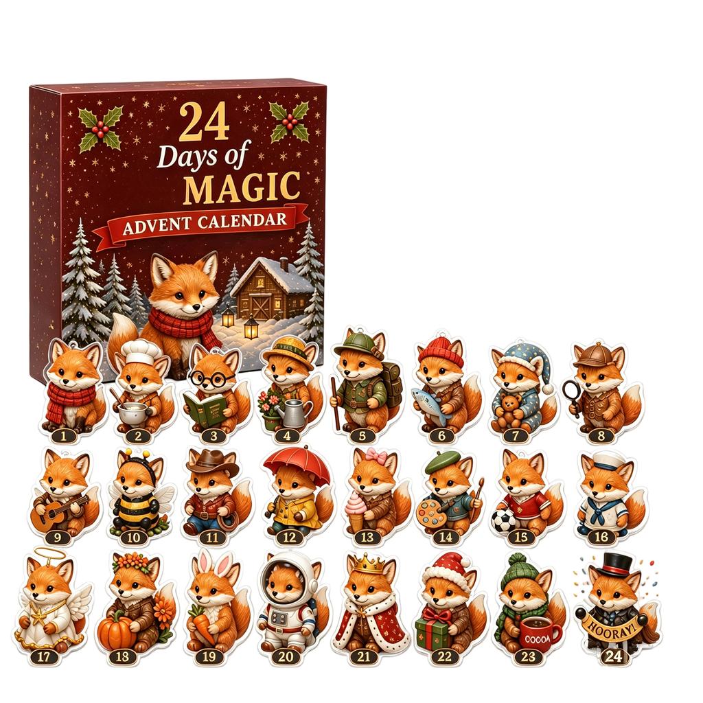 2D -Day Christmas Advent Calendar for Holiday Countdown