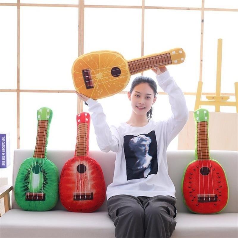 Cartoon Simulation Fruit Orange Strawber Kiwi Watermelon Guitar
