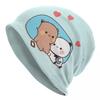 Custom Bubu Dudu Bear Bonnet Hat Knitted Hats Fashion Unisex Kawaii Animal Winter Warm Skullies Beanies Caps