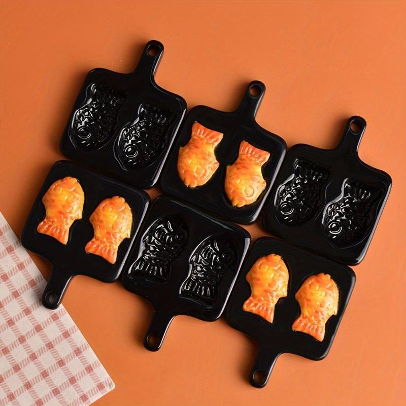 Forma de Assar Preta Snapper Assada Miniatura Comida Brinquedo Acessórios DIY Brinquedos de Mesa Adesivos de Geladeira