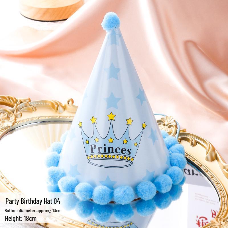 Irisierendes Diamantperlen-Geburtstags-Stirnband & Hut Party-Accessoires