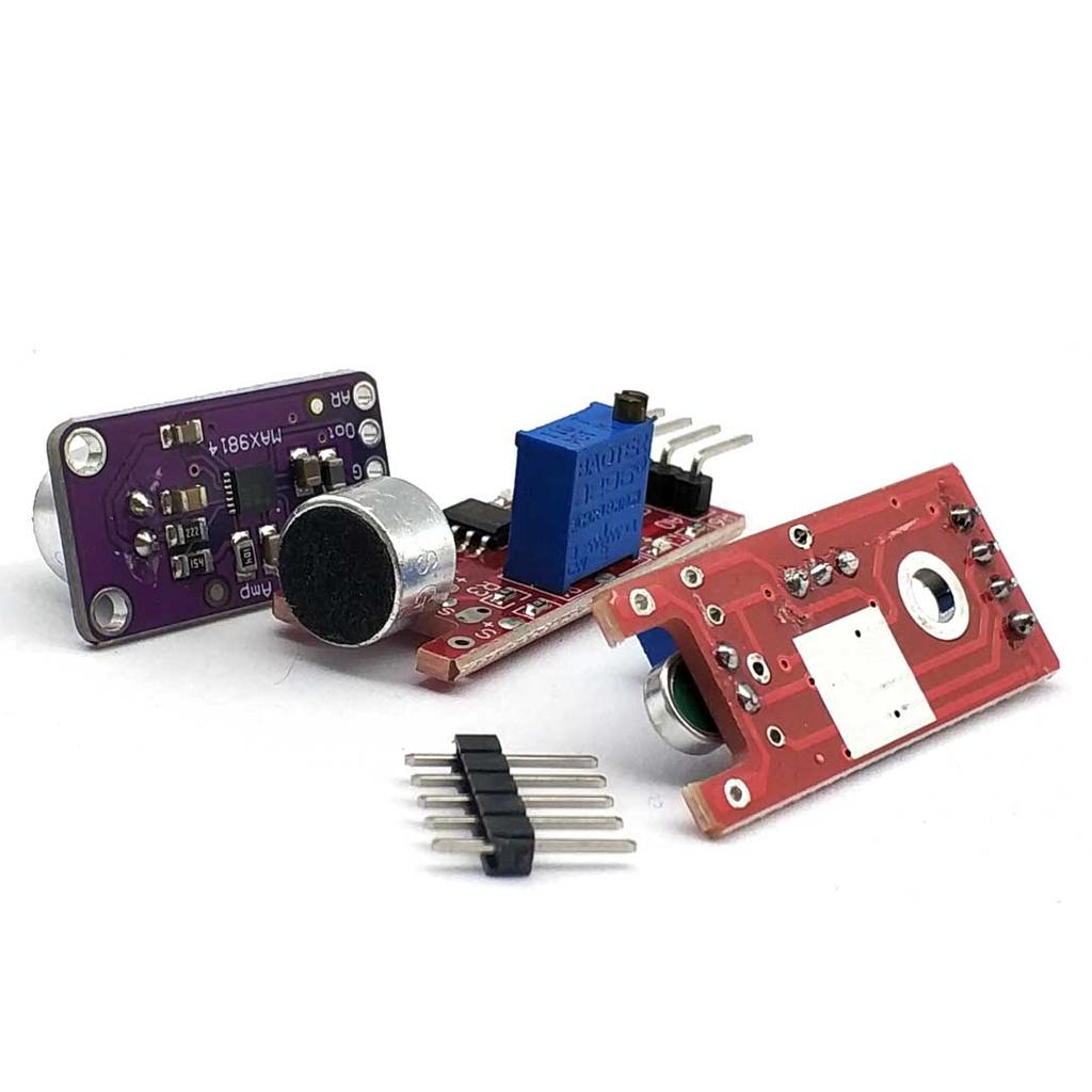 Lydsensormodul Lydkontrollsensor MAX4466 MAX9814 Bryterdeteksjon Vissellydbryter Mikrofonforsterker KY-037