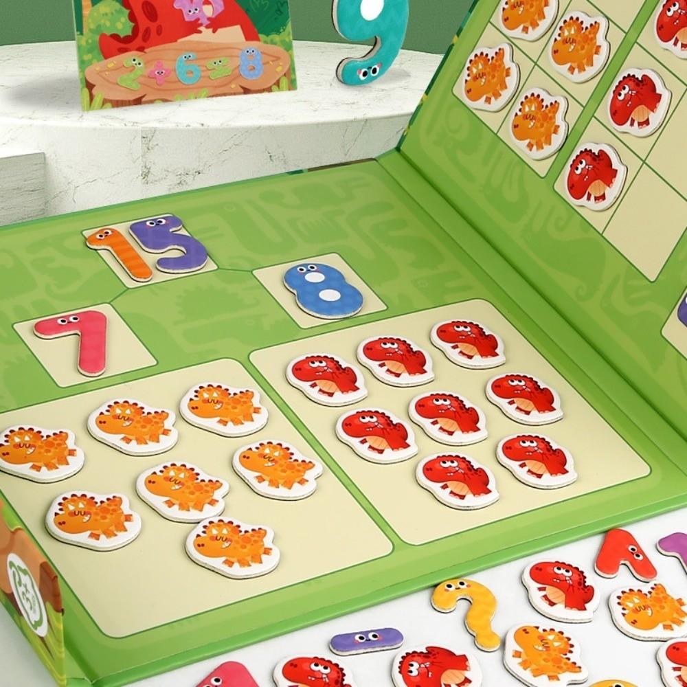 English Letter Matching Dinosaur Arithmetic Book Early Education Aids Preschool Learning