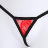 Dantela transparentă pentru femei Micro tanga G-string cu talie joasă Talie elastică T-back Lenjerie Lenjerie