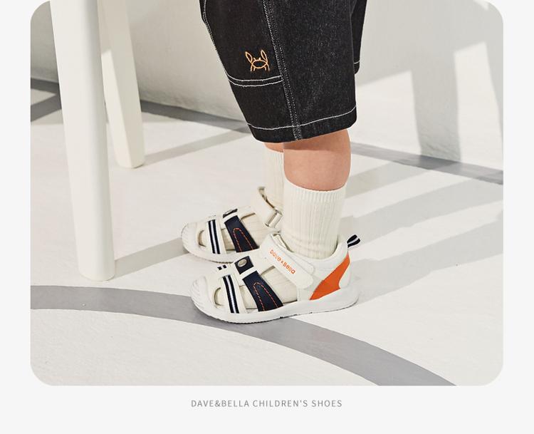 David Bella Boys' Sandals Summer Baby Walking Shoes