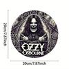 Day of the Dead Metal Tin Sign Catrina Skeleton Black Cat Wall Decor 20cm