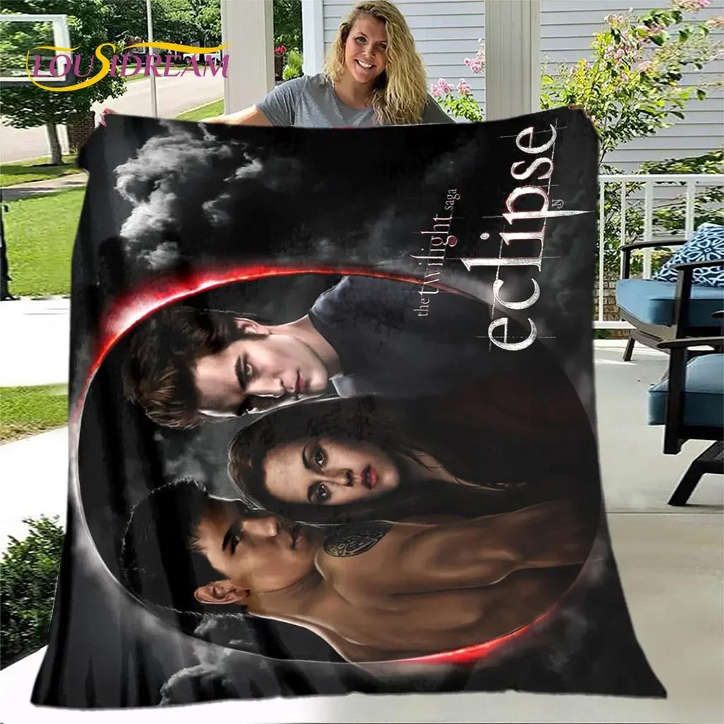 The Twilight Saga HD Printed Soft Plush Blanket,Flannel Blanket Throw Blanket for Living Room Bedroom Bed Sofa Picnic Kids Cover