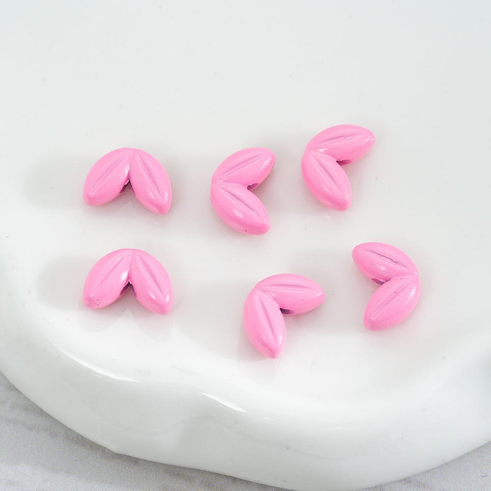 Alloy Color Bud Diy Accessories Handmade Jewelry Tulip Flower Bead Separator Beaded Necklace Mobile Phone Chain Material