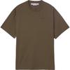 Rubber Diagonals Oversized T-Shirt Army Green Men Streetwear OMAA038S22JER0025656