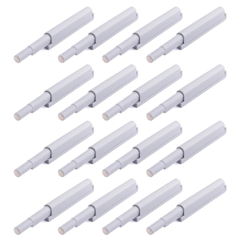 

Набор из 16 шт. доводчиков для ящиков с плавным закрыванием, легкая установка, заглушки для дверцы шкафа с винтами, доводчики для плавного закрывания для бытового использования 1