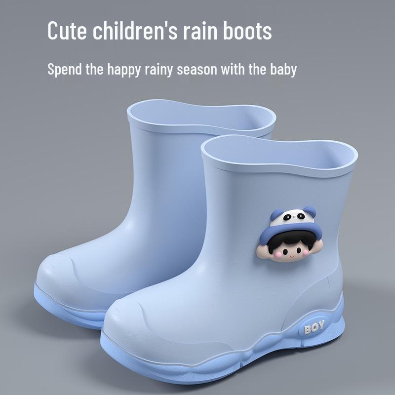 Kids' Waterproof Non-Slip Rain Boots for Boys and Girls – Toddler & Student Sizes