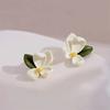 Fashion light luxury high-end stud earrings small fresh flower series earrings sweet and exquisite niche versatile daily earrings
