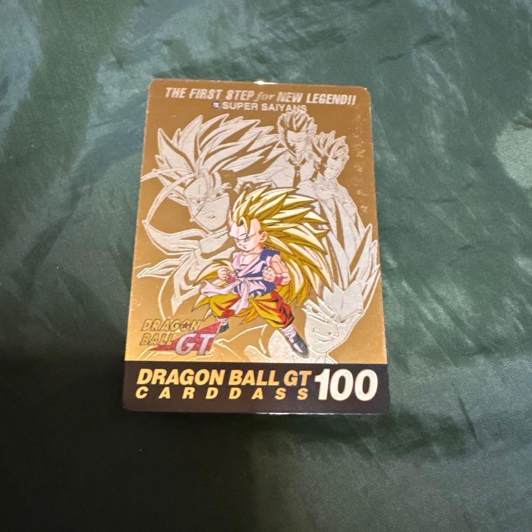 Used Dragon Ball GT Carddass 100 Super Saiyan
