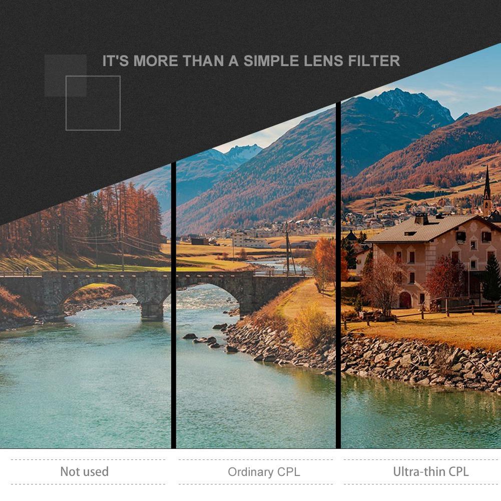 CPl UV 37mm Protective Lens Filter for YI 4K Action Sports Camera