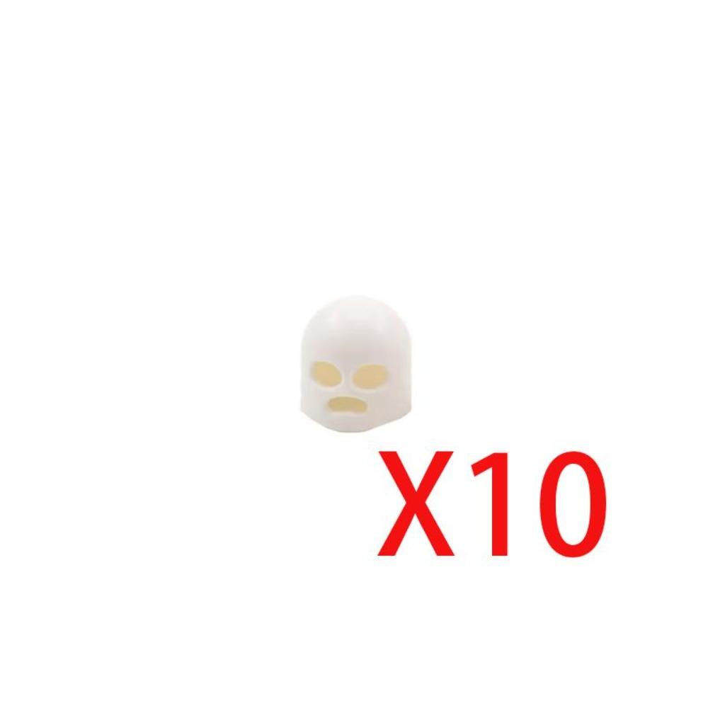 MOC WWII Military Building Blocks Accessories Figure Soldier Ninja Helmet Toy Hat Mini Brick Scarf Mask Knee Pads Gift Toys X027