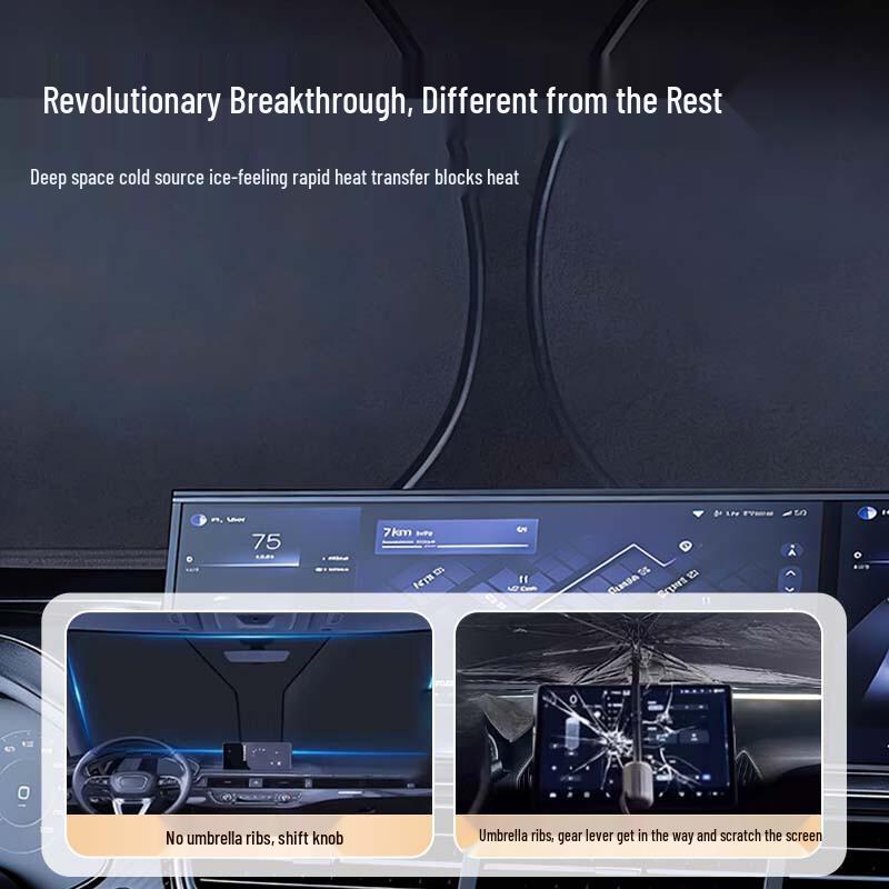 XPeng Car Sunshade: P7+/X9/G6/G7/G9 Heat Insulation & UV Protection Windshield Cover