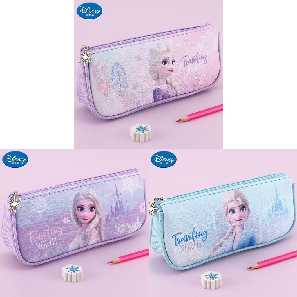 Frozen Princess Cartoon Pencil Case For Girls With Large Capacity And Backpack Storage