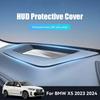Car HUD Display Cover Anti Reflection For BMW X5 2023 2024 Auto HD Tempered Glass Head Up Display Screen Protect Accessories