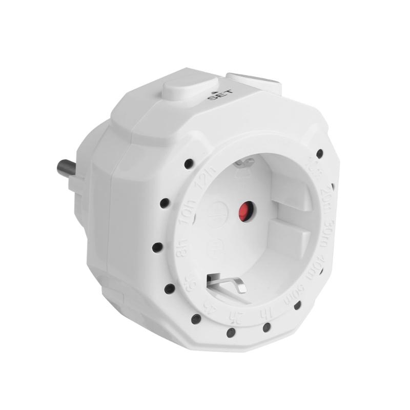 Two Button Digital Timer Intelligent Power Socket Electronic Digital Timer Switches Replacement Socket Easy to Use