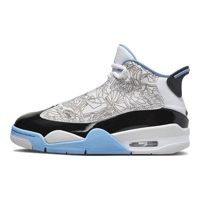 Air Dub Zero GS Legend Blue Kinder-Sneakers Weiß Schwarz Neutralgrau DV1360-114