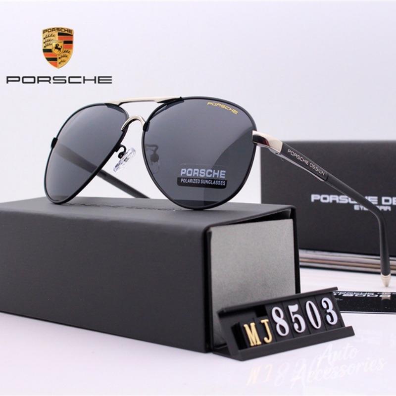 AIC1  Polarized Sunglasses Metail Frame Sun Glasses Fishing Driving Goggles For Porsche Panamera Macan Boxster Cayman Cayenne stickers