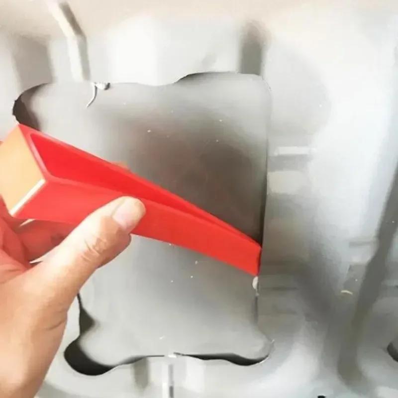 Rotes Auto-Dellenreparaturwerkzeug, Auto-Universal-Brecheisen-Vergrößerer, Tür-/Fensterkeil-Panel, lackfreie Dellenentfernung, Reparatur-Handwerkzeug