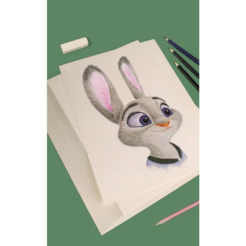 50Sheets/Set 200g Thickened Oil Painting Paper Oil Painting Stick Special Paper  Crayon Painting