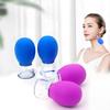 10Pcs Glass Cupping Set Facial Cupping Cups Glass Silicone Cups Vacuum Suction for Face Skin Back Arm Shoulder Muscle
