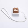Cute Pressable Cartoon Animal Keycap Fidget Keychain Mini Stress Relief Toy for Kids Party Bag Filler