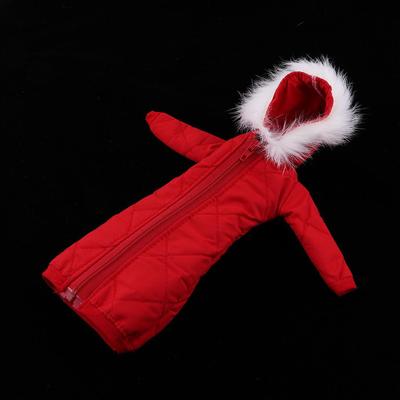 1/6 haină lungă și călduroasă, căptușită din bumbac, pentru accesoriu pentru haine pentru păpuși BJD SD