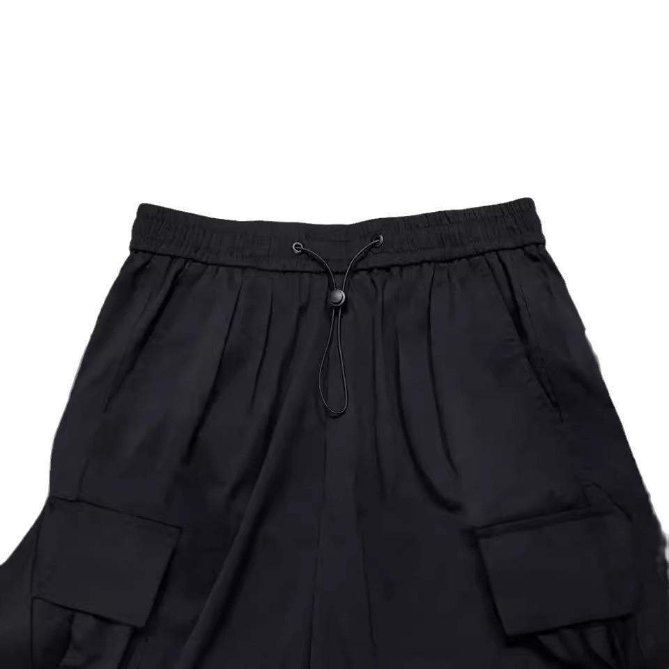 Pantaloni Americani Noi de Vară pentru Bărbați și Femei Talie Înaltă Picioare Late Pantaloni Sport Casual