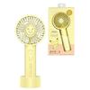 Pokepeace Handy Fan Pikachu Yellow Stand 3-speed Wind Adjustment Function Lightweight Compact Handheld Tabletop Neck-hanging Ideal Gifts USB Charging
