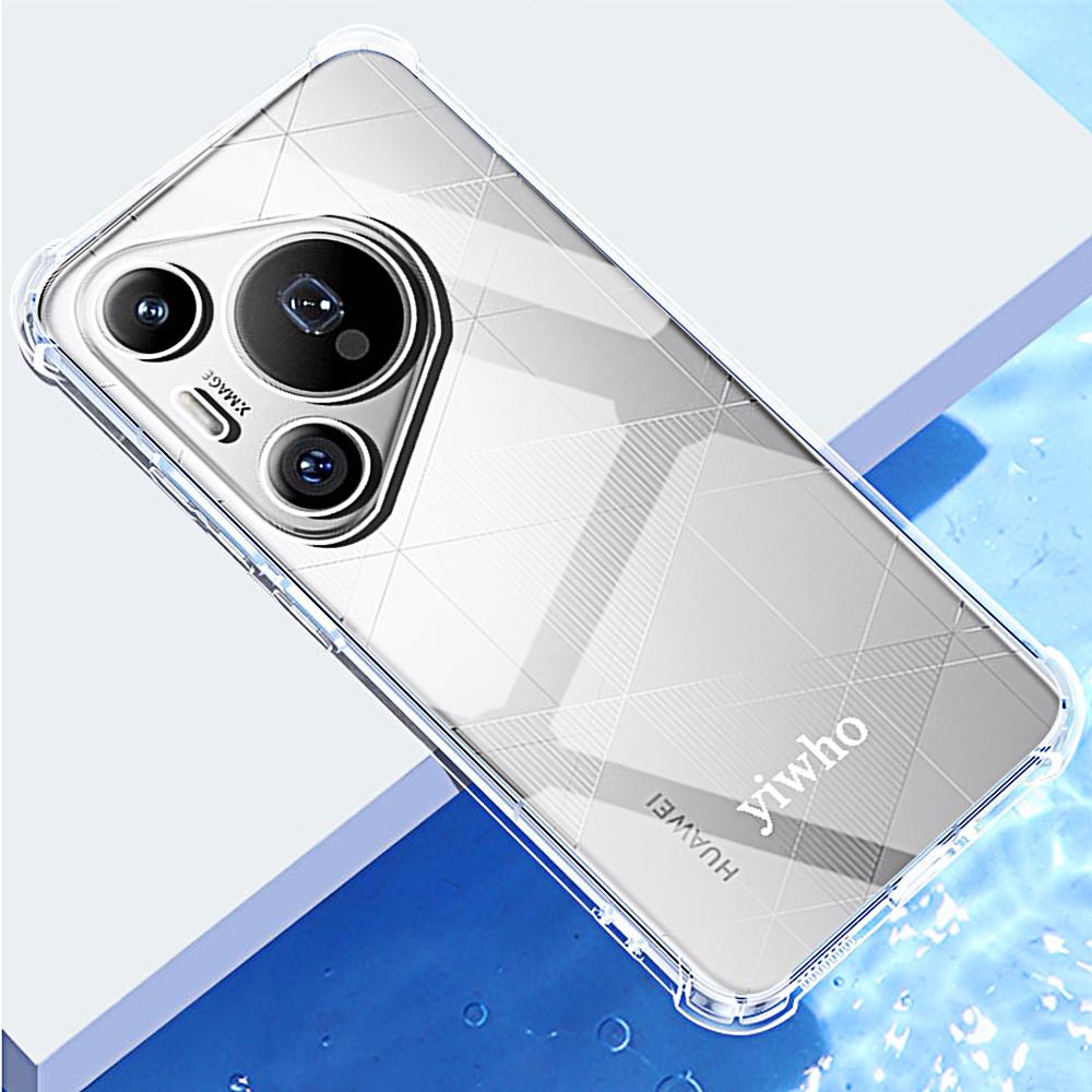 Shockproof Phone Case For Huawei Pura 80 Pro Plus Ultra Transparent Clear P70 P60 P50 Mate70 Pro Soft TPU Back Honor Protective Covers