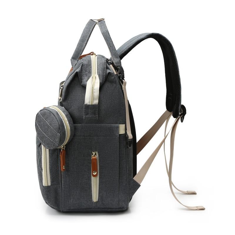 Schoolbag Manufacturers Wholesale Boslan Mommy Bag In Korea Backpack Portable Multi-functional Large Capacity Mother and Baby Backpack