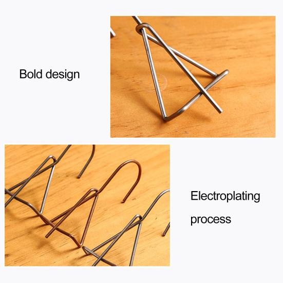 Pots Hangers Anti Rust Metal Simple Installation Non-deformation Heavy Duty Hanging Potting Rack Hook