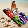Lightning McQueen Beach Towel Outdoor Camping Beach Towel for Vacation Swim Outdoor Pool Absorbent Bath Towel