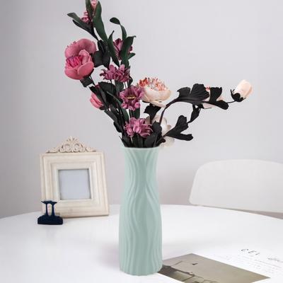 Jarrón de Plástico Minimalista Jarrón de Flores Moderno Centro de Mesa para Fiesta Jarrón para Flores Frescas o Secas Arreglo Floral