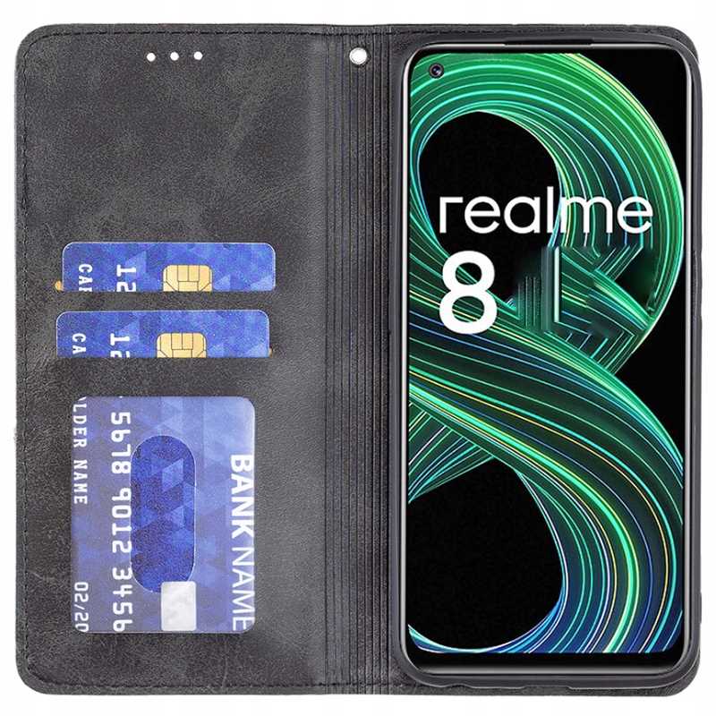 Zaps Origami Realme 8/8 Pro Czarny