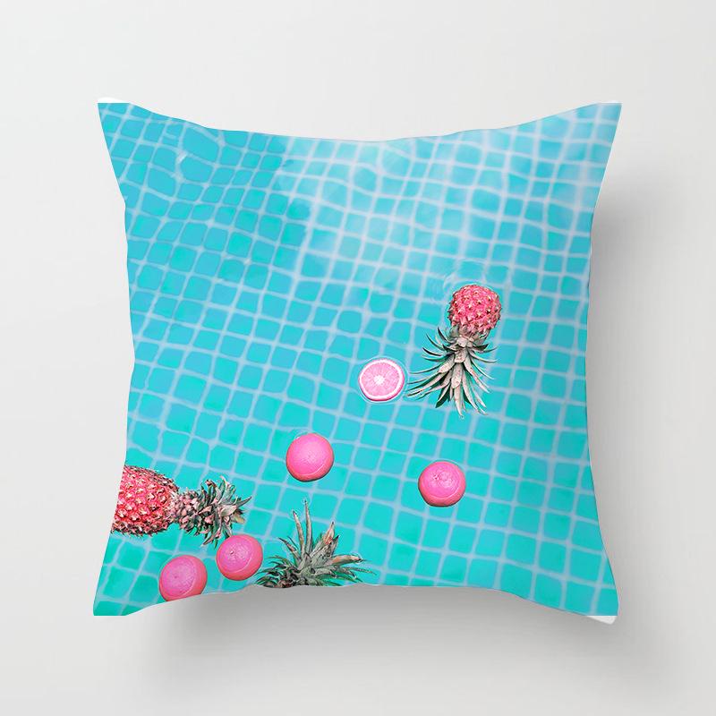 Cartoon Fruit Digital Printing Car Pillow Cushion Home Soft Decoration